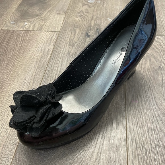 Lindsay Phillips changeable patent wedge - Picture 11 of 13